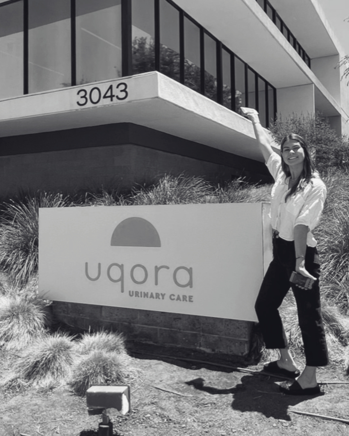 Hannah Young at Uqora HQ
